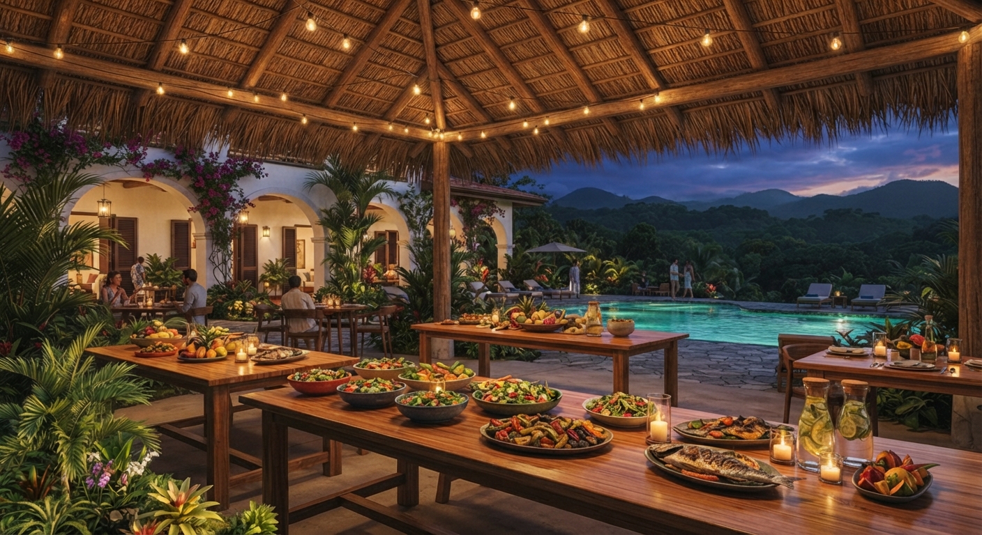 Restaurant terrace
